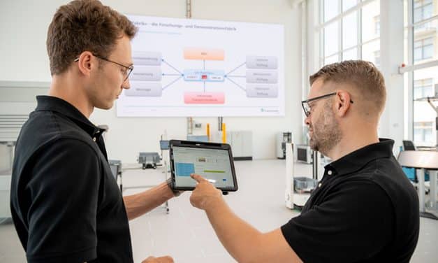 Produktion von morgen schon heute erleben.  Best Practice Workshop in der Elbfabrik des Fraunhofer IFF