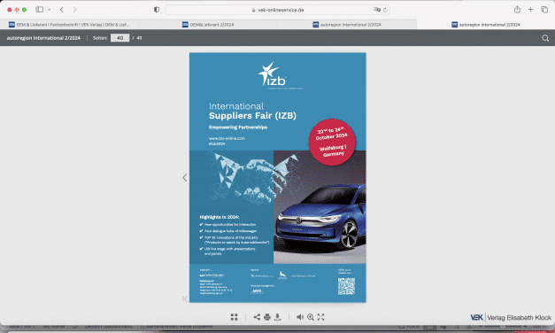 IZB Wolfsburg – International Suppliers Fair vom 22. bis 24. Oktober
