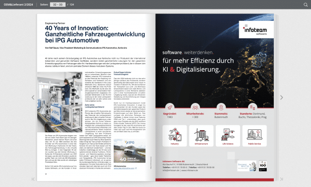 40 Years of Innovation: Ganzheitliche Fahrzeugentwicklung bei IPG Automotive
