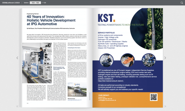40 Years of Innovation: Holistic Vehicle Development at IPG Automotive