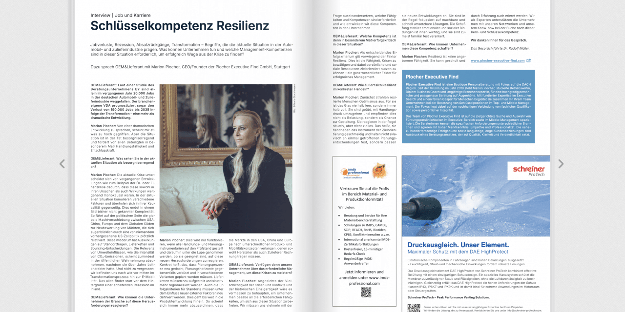 Marion Plocher – Expertin in Executive Research