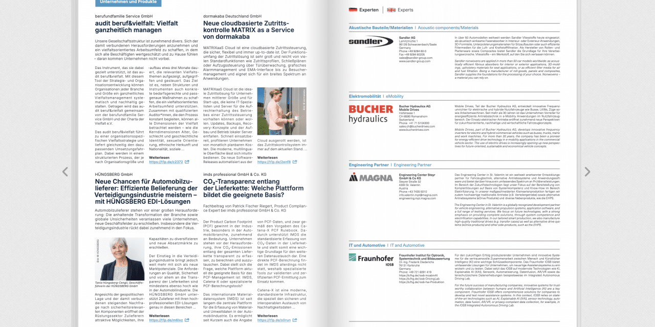 Lesetipps aus OEM&Lieferant digital, Ausgabe II/2025