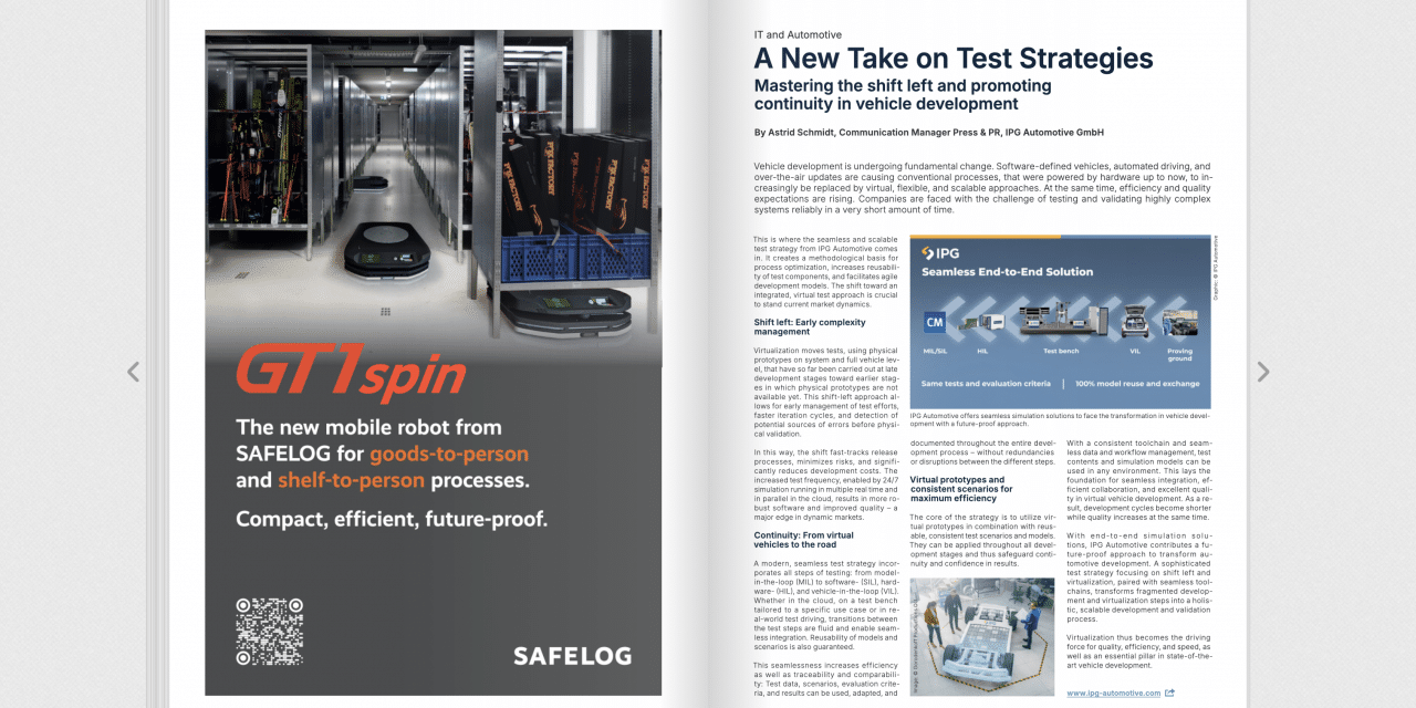 A New Take on Test Strategies Mastering the shift left and promoting continuity in vehicle development