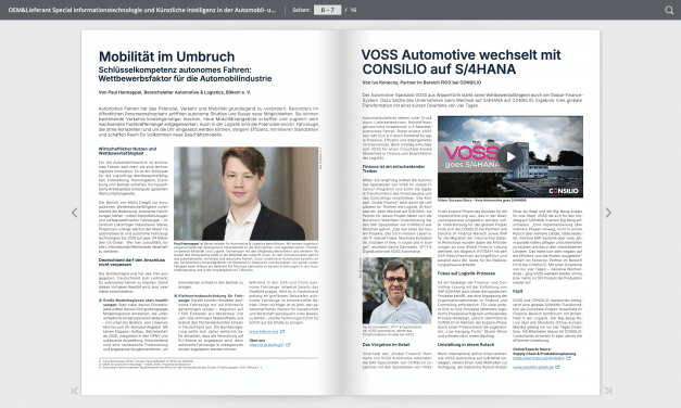 Lesetipp – Beitrag plus Video „VOSS Automotive wechselt mit CONSILIO auf S/4HANA“