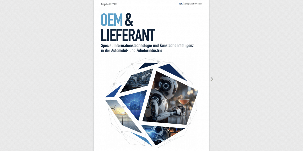 NEU erschienen: OEM&Lieferant – Themenschwerpunkt IT und Automotive