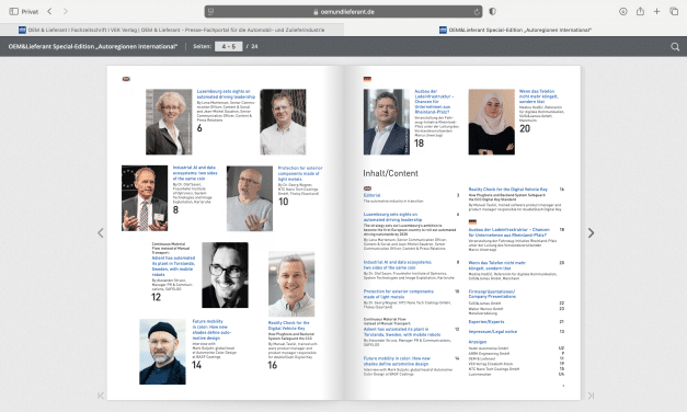 Autoregionen International: Content