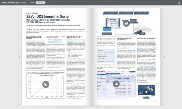 ZEVonUDS kommt in Serie Was OEMs, Zulieferer und Werkstätten nun für MY 2026-2028 wissen müsse