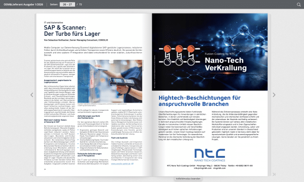 SAP & Scanner: Der Turbo fürs Lager