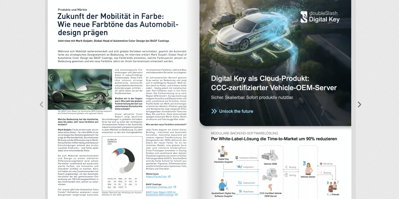 Zukunft der Mobilität in Farbe: Wie neue Farbtöne das Automobil- design prägen