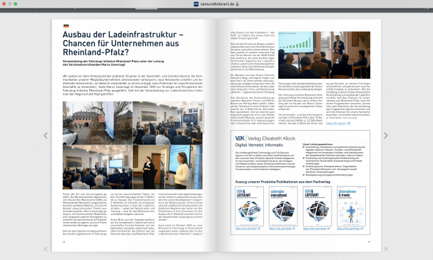 Ausbau der Ladeinfrastruktur – Chancen für Unternehmen aus Rheinland-Pfalz?