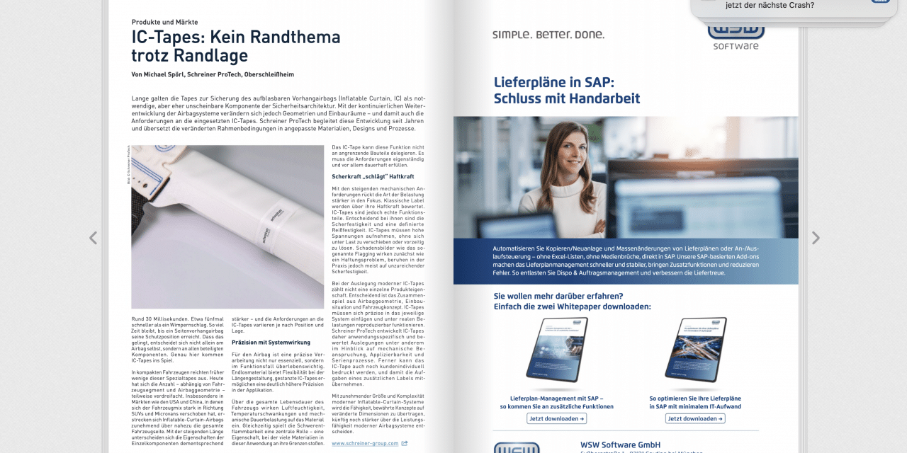 IC-Tapes: Kein Randthema trotz Randlage