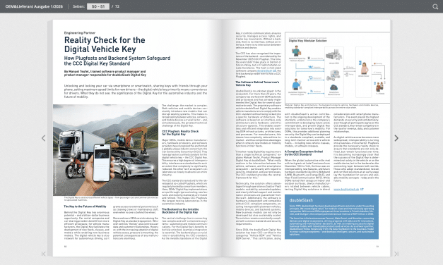 Reality Check for the Digital Vehicle Key How Plugfests and Backend System Safeguard the CCC Digital Key Standard