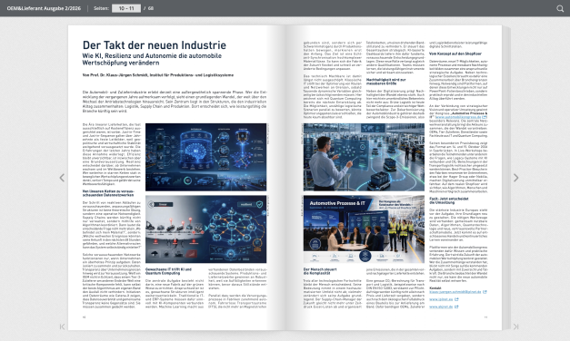 Der Takt der neuen Industrie – Wie KI, Resilienz und Autonomie die automobile Wertschöpfung verändern