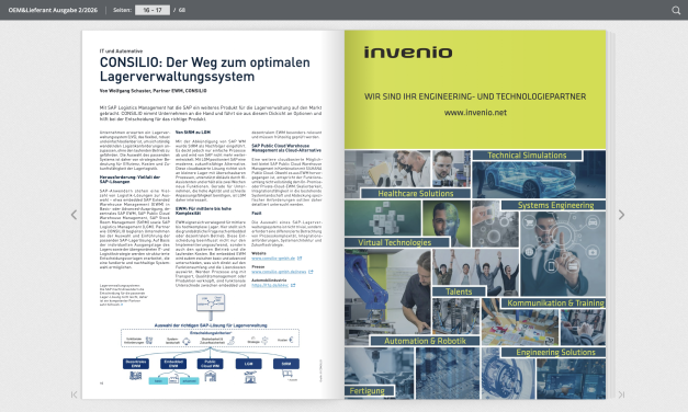 CONSILIO: Der Weg zum optimalen Lagerverwaltungssystem